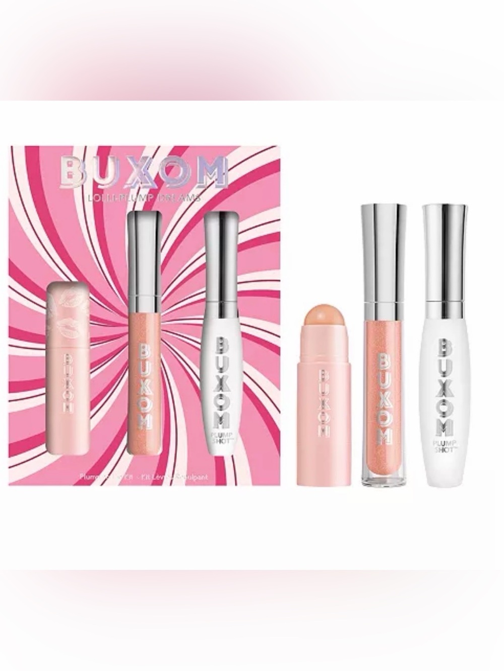 BUXOM 3pc Lolli-Plump Dreams Plumping Lip gloss kit